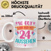 24er Geburtstag Tasse Geschenk Frauen So Gut Kann Man Mit 24 Aussehen Geschenkidee Geburtstag Weiß Trendation