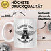 Sportabteilung Universitätsmannschaft Tasse Geschenk Lustige Geschenkidee Spruch Weiß Trendation