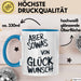 Sarkastischer Sarkasmus Tasse Geschenk Lustige Geschenkidee Spruch Aber Sowas Von Glück Wunsch Blau Trendation
