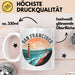Francisco Kalifornien USA Tasse Geschenk Lustige Geschenkidee Spruch Weiß Trendation
