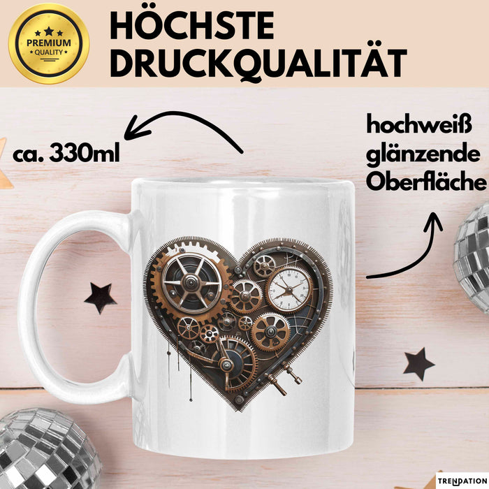 Zukunft Fan Enthusiast Tasse Geschenkidee für Zukunfts Fans Weiß Trendation