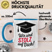 Schüler Abschluss Tasse Geschenk Lustige Geschenkidee Spruch Wir Sind Stolz Auf Dich Blau Trendation