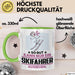 Skifahrer Geschenk Tasse So Gut Kann Nur Ein Skifahrer Aussehen Geschenkidee Kaffee-Becher Grün Trendation
