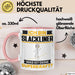 Slackliner Tasse Geschenk für Slackliner Geburtstag Lustiger Spruch Kaffee-Becher Was Ist Deine Superkraft Rosa Trendation