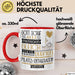 Pilates-Enthusiastin Geschenk Becher Tasse Gott Schuf Alle Menschen Gleich Nur Die Besten Durfeten Pilates-Enthusiastin Werden Geschenkidee Lustig Rot Trendation