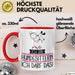 Geschenk für Hundesitterin Tasse Lustige Geschenkidee Geburtstag Ich Bin Hundesitterin Ich Darf Das Rot Trendation