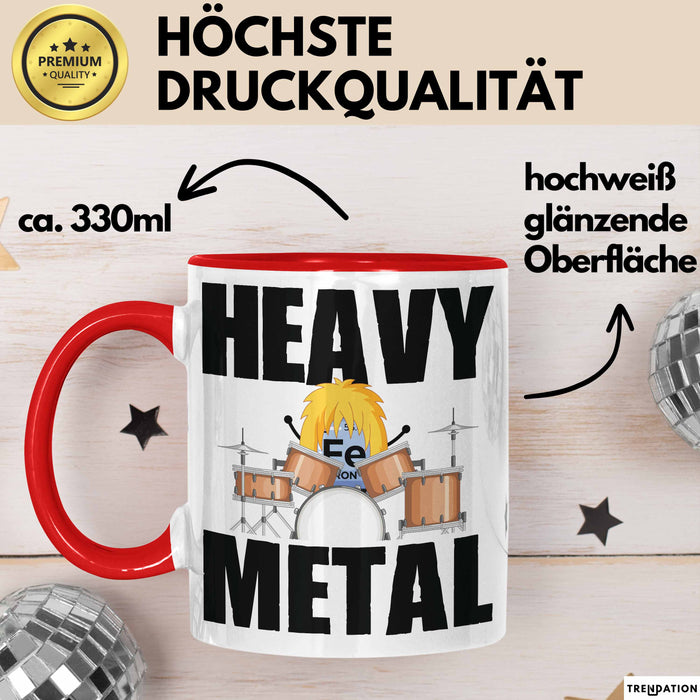 Chemiker Tasse Geschenk Punk Rock Spruch Geschenkidee Wissenschaftler Rot Trendation