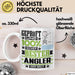 Angler Geschenk Lustiger Spruch für Angler Geschenkidee Bester Angler Der Welt Weiß Trendation