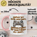 Humor Tasse Gamer – Geboren zum Zocken, gezwungen erwachsen zu sein – Lustiger Kaffee-Becher Geschenk für Gamer und Zocker Lustig Rosa Trendation