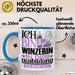 Winzerin Ausbildung Start Geschenk Tasse Ich Bin Winzerin In Der Ausbildung Ich Darf Das Kaffee-Becher Geschenkidee Blau Trendation