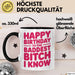 Geburtstagsfeier Tasse Geschenk Lustige Geschenkidee Spruch Alles Gute Zum Geburtstag An Die Heftigste Queen Trendation