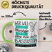 Bassistin Tasse Geschenk Spruch Wer Will Schon Prinzessin Sein Wenn Man Auch Bassistin Sein Kann Grün Trendation