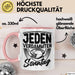 American Football Tasse Geschenk Jeden verdammten Sonntag American Football-Spieler Geschenkidee Kaffee-Becher Rosa Trendation