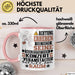 Konzertveranstalter Geschenk Tasse Lustiger Spruch Erheben Sie Sich Der Konzertveranstalter Betritt den Raum Rosa Trendation