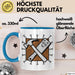 Tischler Tasse Geschenk Lustige Geschenkidee Spruch Für Holzhandwerker Blau Trendation