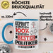 Politiker Geschenk Lustiger Spruch für Politiker Geschenkidee Bester Politiker Der Welt Blau Trendation