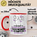Taekwondo-Kämpfer Geschenk Tasse So Gut Kann Nur Ein Taekwondo-Kämpfer Aussehen Geschenkidee Kaffee-Becher Rot Trendation