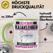 Kajaklehrer Tasse Geschenk für Kajaklehrer Geburtstag Lustiger Spruch Kaffee-Becher Was Ist Deine Superkraft Grün Trendation