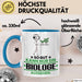 Biologe Geschenk Tasse So Gut Kann Nur Ein Biologe Aussehen Geschenkidee Kaffee-Becher Blau Trendation