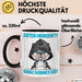 Sarkasmus Tasse Geschenk Lustiger Spruch Guten Morgen Ganz Dünnes Eis Becher Schwarz Trendation
