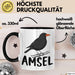 Amsel Vogel Tasse Geschenk Vogelbeobachter Ornithologe Biologe Trendation