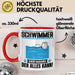 Schwimmer Tasse Geschenk für Schwimmer Der Mann Der Alles Kann Geschenkidee zum Geburtstag Rot Trendation