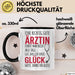 Aerztin Tasse Geschenk Eine Richtig Gute Aerztin Danke Geschenkidee Beruf Schwarz Trendation