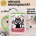 Sarkastische Katze Tasse Geschenk Lustige Geschenkidee Spruch Weil Ich Nicht Wusste, Was Ich Dir Schenken Soll Grün Trendation