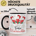 Weihnachten Weinglas Tasse Geschenk Weihnachtliche Grafik Weinliebhaber Frohe Weihnachten Kaffee-Becher Trendation