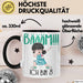 Lustige Tasse Geschenk Bäääm Dab Girl Witziger Spruch Schwarz Trendation