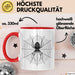 Spinne Vogelspinne Tier Tasse Geschenk Lustige Geschenkidee Spruch Rot Trendation