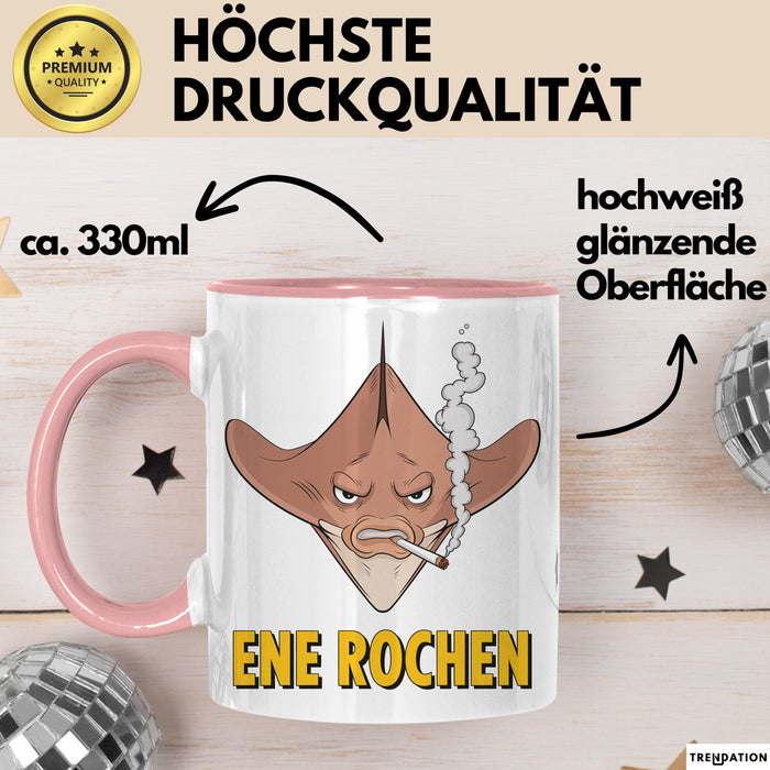 Rochen Humor Tasse Geschenk Ene Rochen Geschenkidee Geburtstag Angler