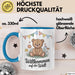 Baby Geburt Neue Eltern Tasse Geschenk Lustige Geschenkidee Spruch Willkommen Auf Der Welt Blau Trendation