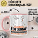 Fotograf Geschenk Tasse Ich Bin Fotograf Aber Sag Doch Einfach Superheld Lustige Geschenkdiee für Fotograf Kaffee-Becher Rosa Trendation