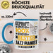 Jazz-Pianist Geschenk Lustiger Spruch für Jazz-Pianist Geschenkidee Bester Jazz-Pianist Der Welt Blau Trendation