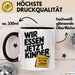 Deutschlehrer Unterricht Tasse Geschenk Lustige Geschenkidee Spruch "Wir Essen Jetzt Kinder" Satzzeichen Retten Leben Trendation