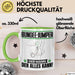 Bungee-Jumper Tasse Geschenk für Bungee-Jumper Der Mann Der Alles Kann Geschenkidee zum Geburtstag Grün Trendation