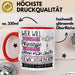 Gewichtheberin Tasse Geschenk Spruch Wer Will Schon Prinzessin Sein Wenn Man Auch Gewichtheberin Sein Kann Rot Trendation