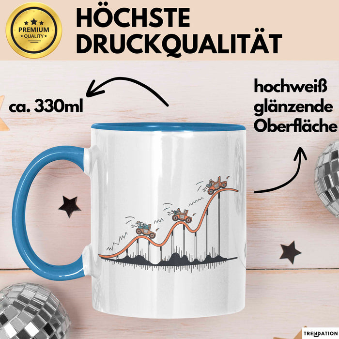 Statistiker Tasse Geschenkidee für Datenanalysten Blau Trendation