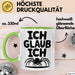 Spinne Vogelspinne Tier Tasse Geschenk Lustige Geschenkidee Spruch Ich Glaub Ich Grün Trendation