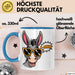 Esel Sonnenbrille Tasse Geschenk Lustige Geschenkidee Spruch Blau Trendation