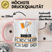 Geschenk für Forscherin Tasse Lustige Geschenkidee Geburtstag Ich Bin Forscherin Ich Darf Das Rosa Trendation