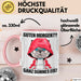 Sarkasmus Tasse Geschenk Lustiger Spruch Guten Morgen Ganz Dünnes Eis Katze Becher Rosa Trendation