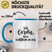 Gerda Tasse Ich Gerda, Bin Vollkommen Geschenk Blau Trendation