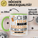 Forscherin Tasse Geschenk Ich Bin Diese Eine Legendäre Forscherin Von Der Alle Reden Geschenkidee Geburtstag Weihnachten Grün Trendation