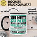 Lehrer Tasse Geschenk Unterrichte Ich Deine Kinder Lustiger Spruch Schwarz Trendation