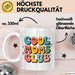 Mama Muttertag Tasse Becher Geschenk Lustige Geschenkidee Spruch Cooler Moms Club Weiß Trendation