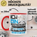 Restaurantfachmann Ausbildung Tasse Geschenk Ich Bin Restaurantfachmann In Der Ausbildung Ich Darf Das Geschenkidee Spruch Rot Trendation