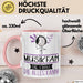 Musikfan Geschenk Tasse Becher Die Frau Die Allen Kann Geschenkidee für eine Musikfan Lustig Rosa Trendation