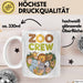 Zoo Tiere Liebhaber Tasse Geschenk Lustige Geschenkidee Spruch Zoo Crew Weiß Trendation